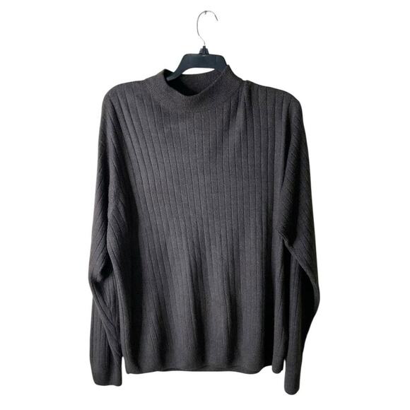 Geoffrey Beene Vintage Sweater Mens XXL Long Sleeve Mock Stretch Acrylic Knit - Picture 1 of 5